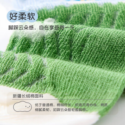 Nido Bear Children's Socks Boys Summer Thin Mesh Baby Socks Six Pairs Breathable Loose Mouth Boneless Baby Socks AW2412 Large Mesh 6 Pairs 6-12 Months (Suitable for Feet Length 9-11cm)