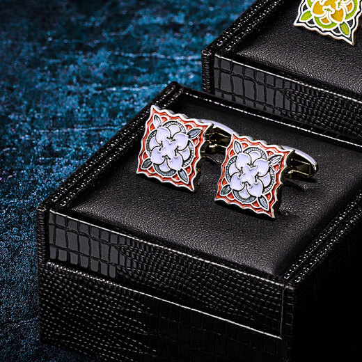 KFLK enamel French shirt cufflinks men's light luxury custom shirt cuff buttons gift cufflinks Cufflinks F803