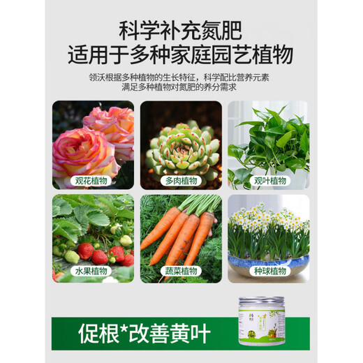 Qiaobo Lai Urea Fertilizer Vegetable Fertilizer Covered with Helium Fertilizer Nitrogen Fertilizer Planting Flowers and Fruit Trees Golden Pueraria Potted Plants Universal Flowers Urea 2.5kg*1 Bucket + 5 Bags of Biological Fertilizer