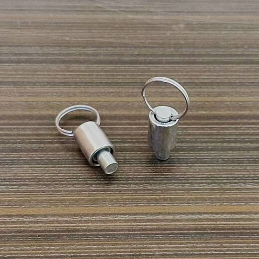 CLCEY thickened galvanized pull ring spring pin stool accessories positioning pin telescopic latch flat head pull ring spring bean hardware thickened galvanized pull ring spring pin 50 pieces