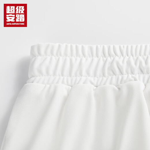 Super Anta children's table tennis skirt for girls in summer comfortable and breathable training sports skirt for older children 362627309U Jingtu White-1 130