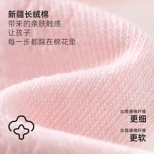 Nido Bear Children's Socks Girls Winter Cotton Socks Baby Socks Loose Baby Socks Boneless Socks Girls Socks Spring and Autumn S5169 Summer Large Mesh 5 Pairs 3-5 Years Old (Suitable for Feet Length 14-16cm)