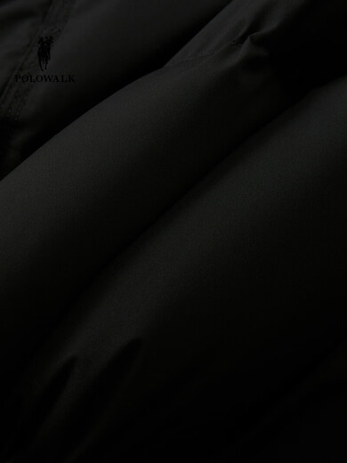 POLOWALK Men's Down Jacket 2025 Winter New Product 90 Duck Down Simple Hooded Long Down Jacket Dark Navy Filled Down Approximately 280g~392.7g M 170/M