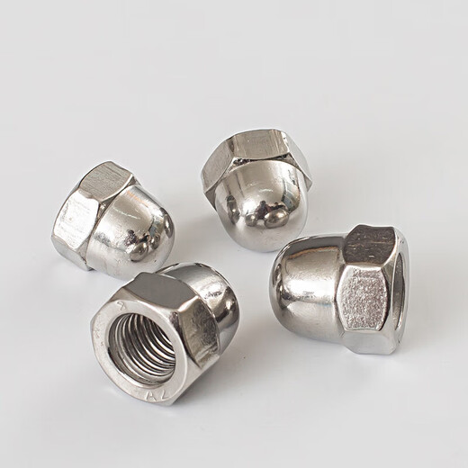 304/316 stainless steel nut cap nut fine thread cap decorative screw cap reverse thread cap round M3 (304) (50 capsules