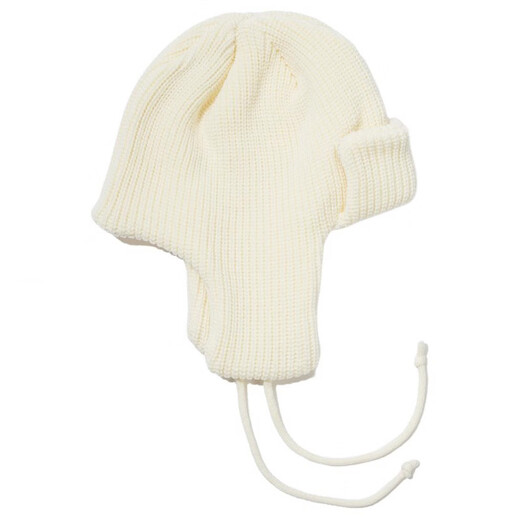 NEW ERA Flag Logo Embroidery Acrylic Hat Unisex Couple Style Ivory Asian Version S FREE(OFM)