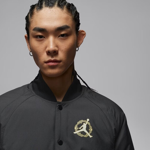 Nike (NIKE) cotton clothing men's 2026 new year spring new JORDAN CNY warm sports jacket outer baseball uniform IQ3966-060 S