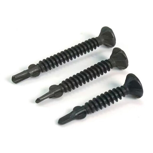 Cross heavy hair clip ear drill tail screw with wing dovetail screw calcium silicate board special self-tapping screw blue and white zinc with wing drill tail 4 points 2x25mm50Jin Jin is equal to 0.5 kg