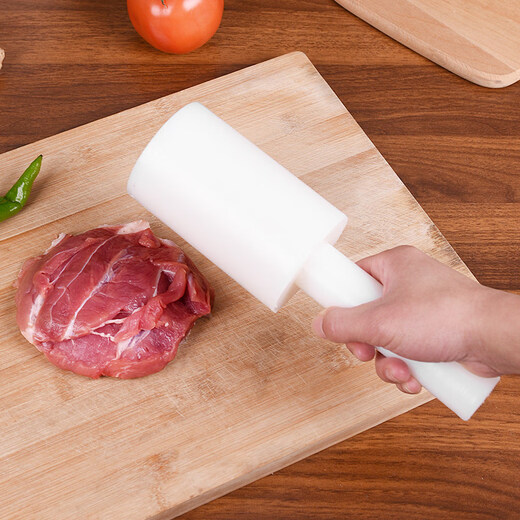 Woxuan hard plastic hammer, meat hammer, small meat hammer, meat chopping hammer, bone chopping hammer, fish killing hammer, kitchen helper back knocking hammer, diameter 10 cm