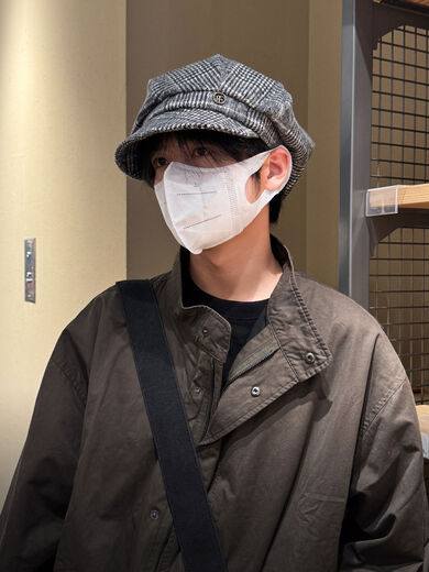 Naughty CHUNCC Autumn and Winter Plaid Beret Men's Versatile Face-Showing Newsboy Hat Men's British Style Hat Hat Boys Gray One Size One Size