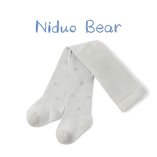 Nido Bear children's pantyhose summer baby stockings baby pantyhose outer wear white summer thin SL120 cream powder 1 piece 6-12 months (applicable to height 70-80)
