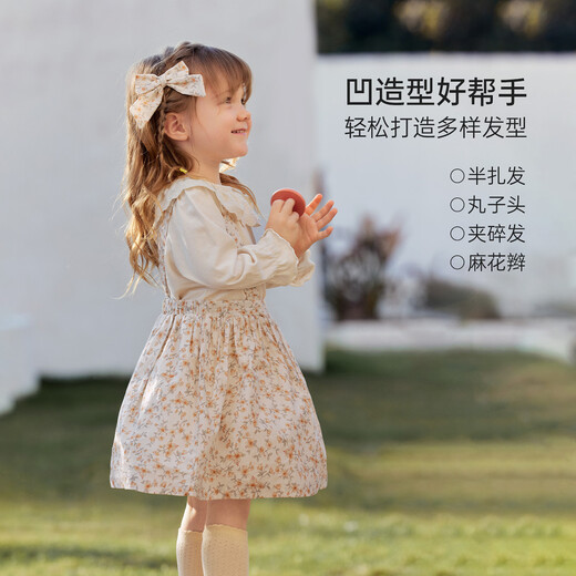 Babylove baby girl hair accessories bow hair clip sweet princess hair clip floral versatile girl Huazhi Mange