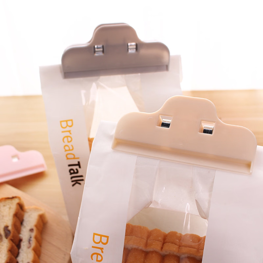 Pupan sealing clip kitchen snack sealing clip strong food bag clip plastic bag sealer moisture-proof freshness sealer 1 pack food sealing clip