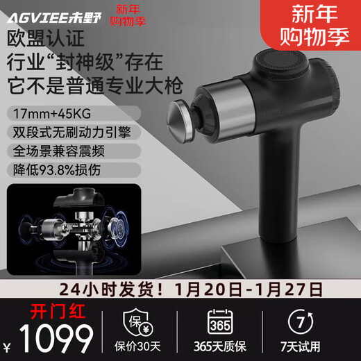 Weiye Pro Max Fascia Gun Massage Gun Fitness Professional Metal Massage Head Fascial Gun Massage Muscle Deep Relaxation EU Certification - Fever Pro Max Extra Large Gun