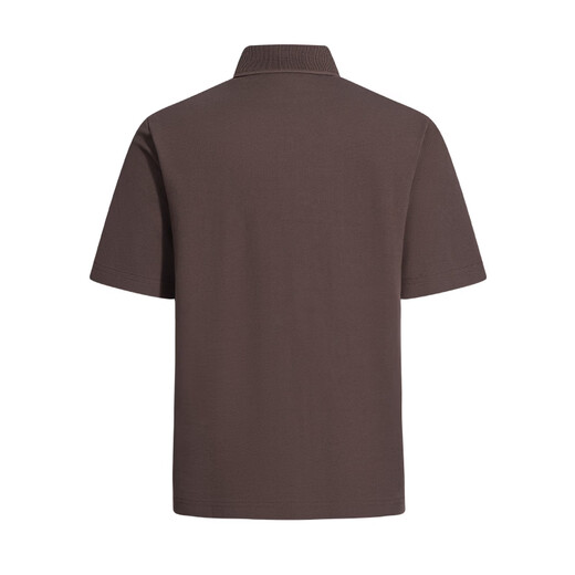 Navigare Italian small sailing boat anti-mosquito polo shirt for men 2026 summer new casual T-shirt short-sleeved lapel T-shirt Van Dyke Brown 2XL