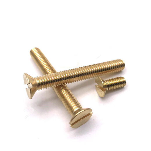 He Jiagong GB68 copper slotted countersunk head screw countersunk head slotted screw bolt M4M5M6M8M10M12m14m16 m2x41000 only