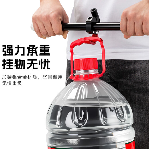 TOOKTRO motorcycle electric vehicle hook strong load-bearing front universal battery bicycle handlebar hanging special storage hook Rubik's cube invisible hook cool black 2 pieces