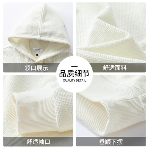 Big-mouthed monkey (paul frank) design hooded sweatshirt for men in spring and autumn new American fashion brand loose retro jacket casual and versatile clothes black official authentic 4XL recommended 195-215Jin Jin equals 0.5 kg