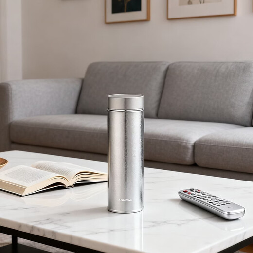 Wing Fantasy pure titanium thermos cup new tea filter inside and outside full titanium cold water cup business high-end gift men's portable outdoor cup titanium gray 500ml (tea filter cup) inside and outside pure titanium