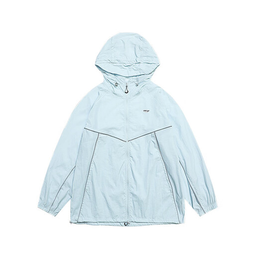 MANYSTON American sun protection jacket for men, summer couple wear, thin jacket, burgundy S