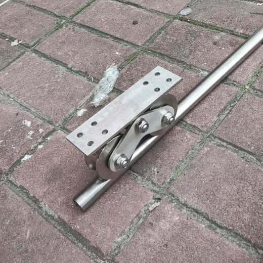 Fearless 04 stainless steel semi-circular track 2 sliding door track surface with expansion screws to avoid digging and burying simple track 041 straight track 22mm