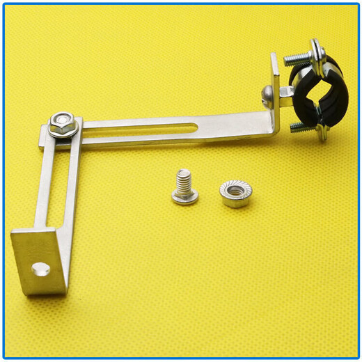 Wenzhi Iron Galvanized Pipe Clamp Extended Hoop Gas Pipe Clamp PVCPPR Water Pipe Natural Gas Faucet Fixing Bracket Hanging Code #25 Extra Small Galvanized Bracket 4 pcs