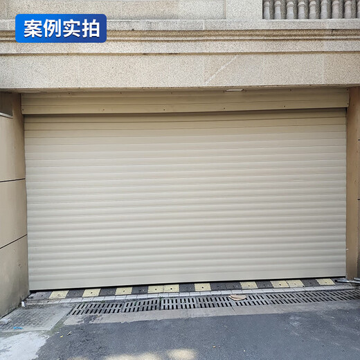 启功电动卷闸门铝合金卷帘门车库门3m*3m QG-JZJLM01A