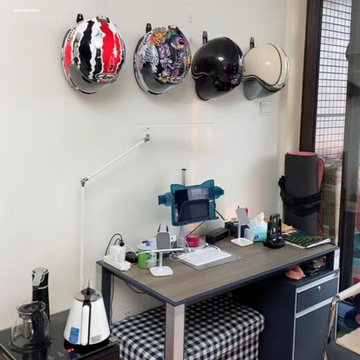 Nanbowan Charging Pile Wire Hook BYD New Energy Vehicle Charging Gun Cable Storage Rack Universal Wire Hanging Rack Bold Black Small Circle Hook with Glue + Screws