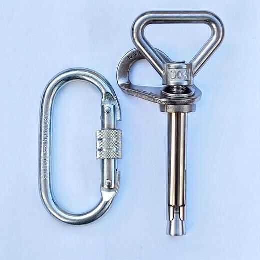 CLCEY rock climbing mountaineering removable reusable piton anchor point removable expansion screw air conditioning installation high-altitude operation stainless steel pipe removable triangle mother 10X200 insulation layer wall special