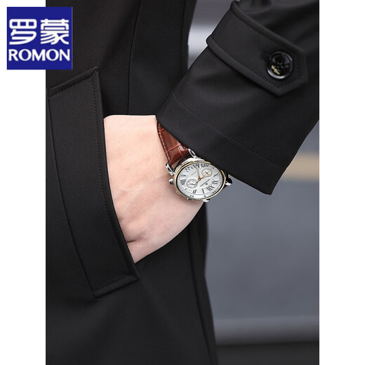 Luo Meng high-end men's windbreaker spring and autumn casual jacket slim short business versatile men's fashion versatile top dark green M 170 recommended 100-125 Jin Jin equals 0.5 kg