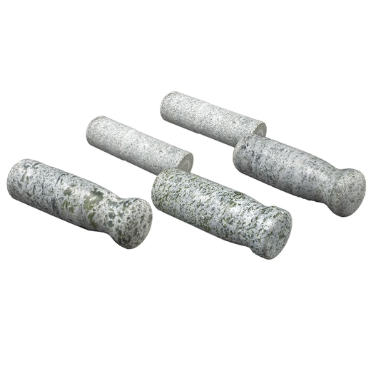 Garlic masher handle, grinding stick, medicine pestle, stone mortar handle, garlic mortar, grinding stick, medicine pestle, garlic peeler, polished small handle, free lid