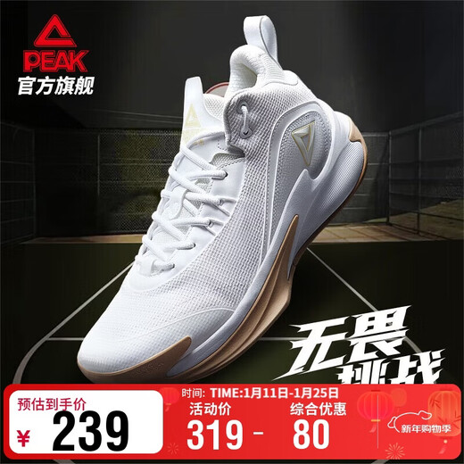 Peak Triumph 1.0 Basketball Shoes Men's Autumn Breathable High Top Practical Lightweight Anti-Slip Sports Shoes Men's DA330211