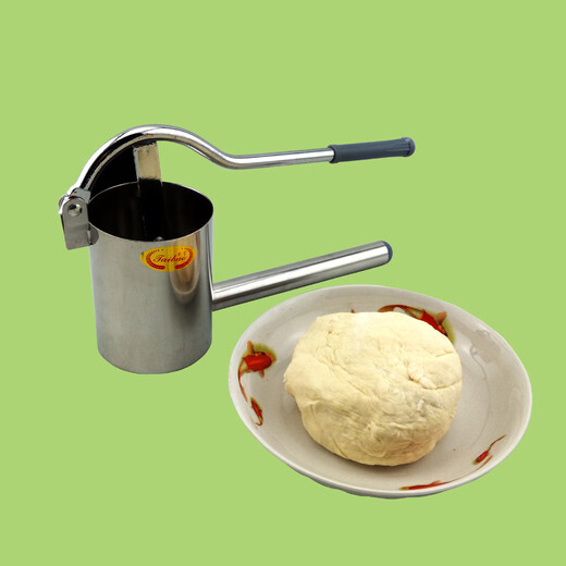 Yonghuan stainless steel household manual noodle machine, noodle extruder, sour soup corn noodle machine, now pressing sour soup tool, 5MM hole, sour soup noodle press