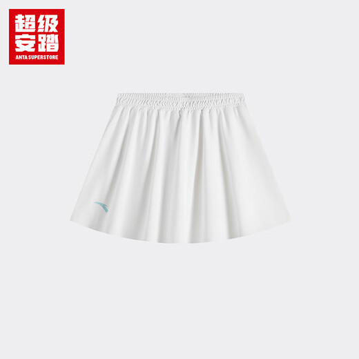 Super Anta children's table tennis skirt for girls in summer comfortable and breathable training sports skirt for older children 362627309U Jingtu White-1 130