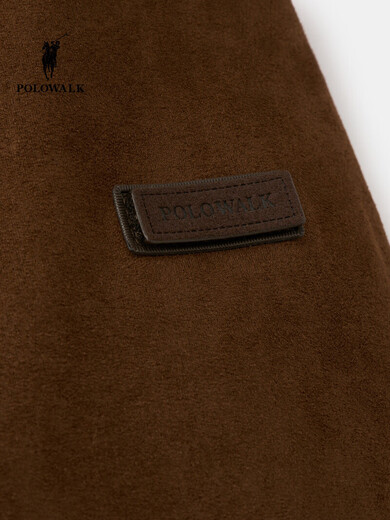 POLOWALK Men's Leather Jacket 2025 Winter New Arrival 90 Goose Down Lapel Retro Workwear Style Leather Jacket Men's Brown Filling Volume Approximately 40g~50.5g M 170/M