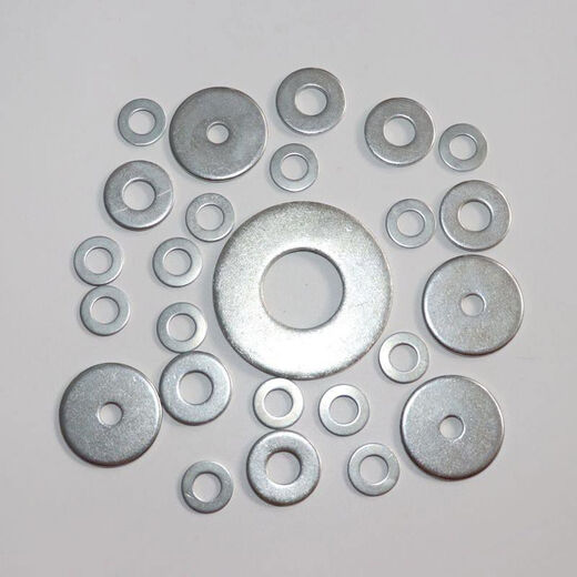Galvanized flat washer enlarged and thickened flat washer gasket M3M4M5M6M8M10M12M14M16M18M20 3*10*0 points 85Jin Jin is equal to 0.5 kg, about 6000 pieces