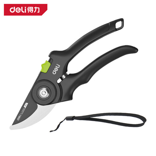 Deli fruit tree scissors, gardening scissors, labor-saving tree shears, garden potted flowers and trees, branch scissors, thick branch shears, fruit picking scissors, basic garden non-slip pruning shears