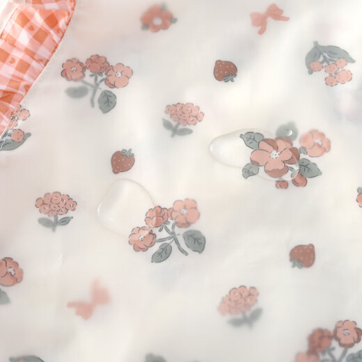 Baby Sleeveless Summer Anti-dirty Waterproof Baby Outer Bib Thin Children's Kindergarten Cover When Eating and Dressing Backwards A-24 Pink Edge 90 Recommended Height 80-90cm