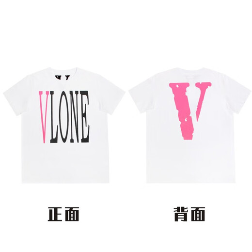 TX FOG重磅短袖T恤重磅VLONE FOG大V短袖fog高街嘻哈半袖情侣ins夏季高 hx6187黑色 S