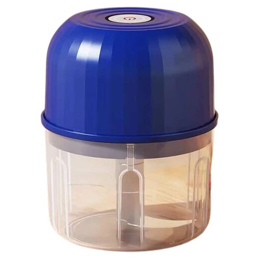 Wings Wireless Garlic Dip Dip Small Kitchen Garlic Crusher for Garlic Chili Crush Blue/Rechargeable/260ml.