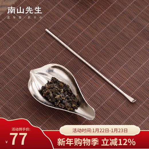 Mr. Nanshan Kung Fu tea set accessories Chinese style with teaspoon pure titanium tea set tea set tea ceremony accessories Hejian tea set Hejian tea set