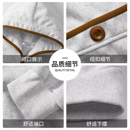 Big mouth monkey (paul frank) Hong Kong style retro casual sweatshirt men's 2026 spring new loose comfortable fashion trendy brand handsome versatile top pink official authentic S recommended 90-105Jin Jin equals 0.5 kg