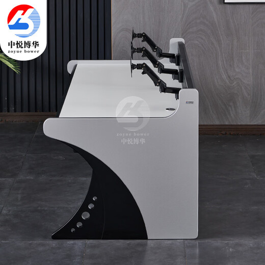 Zhongyue Bohua monitoring console multimedia console command center console dispatch computer workbench property duty desk BH-K double 1.25m