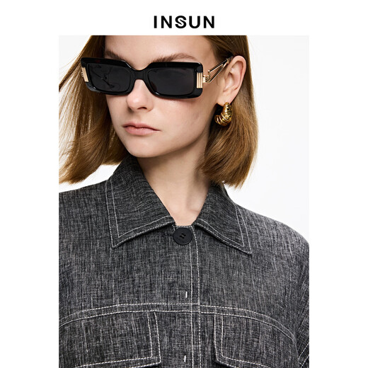 INSUN 2026 spring shirt carbon gray S