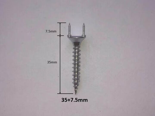Traceless claw screws, solid wood baseboards, traceless nails, woodworking screws, wood veneer wardrobe self-tapping screws, 35+7 points, 5mm, 5000 pieces