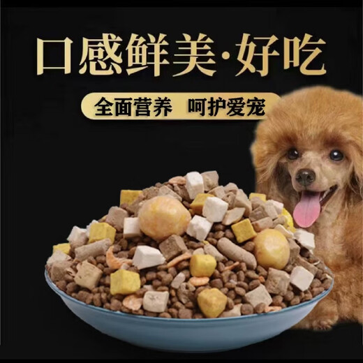 Fresh Meat Squab Freeze-dried Grain-Free Baked Dog Food Puppies Small Dogs Adult Dog Food Fattening Guide Fresh Meat Squab Freeze-dried Dog Food 5Jin Jin equals 0.5kg Recommended for new customers