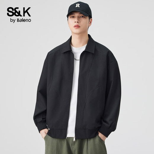 Baleno S&K series jacket men's spring high-end short Korean style casual loose versatile versatile top