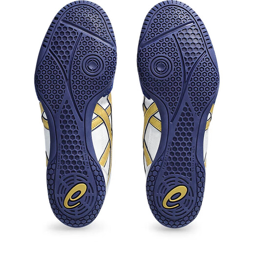 ASICS Men's Shoes DAN GABLE EVO 3 New Squat Weightlifting Training Boxing Shoes Sports Men's Wrestling Shoes 1081A065.100 White Blue Gold Size 38/US7