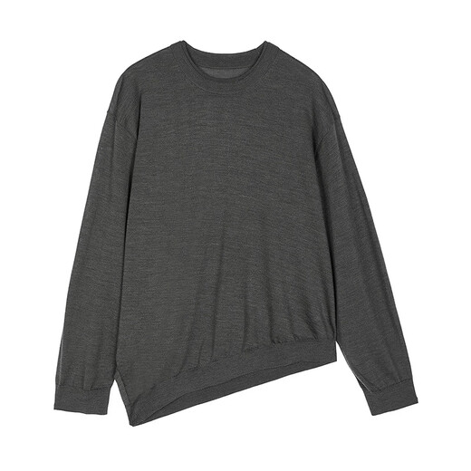 Jiangnan Buyi (JNBY) Shopping mall same style 26 spring new arrival wool sweater pullover 5Q1315410 075/medium gray L