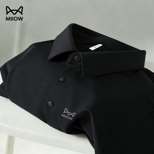 MiiOW ice silk quick-drying polo shirt men's 2026 spring and summer new short-sleeved T-shirt high-end men's sports tops casual wear