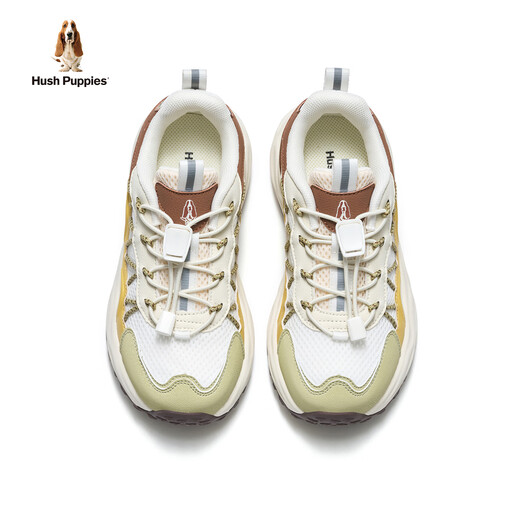 Hush Puppies Children's Shoes Children's Sports Shoes New Girls' Dad's Shoes Boys' Mesh Breathable Outdoor Mountaineering Casual Shoes for Middle and Large Children HP6605008 Wild Yellow 29